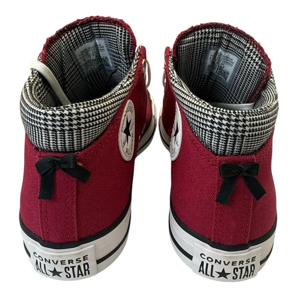 Converse Women's Chuck Taylor All Star Madison Plaid High-Top Sneakers, Size 9 - Picture 7 of 10